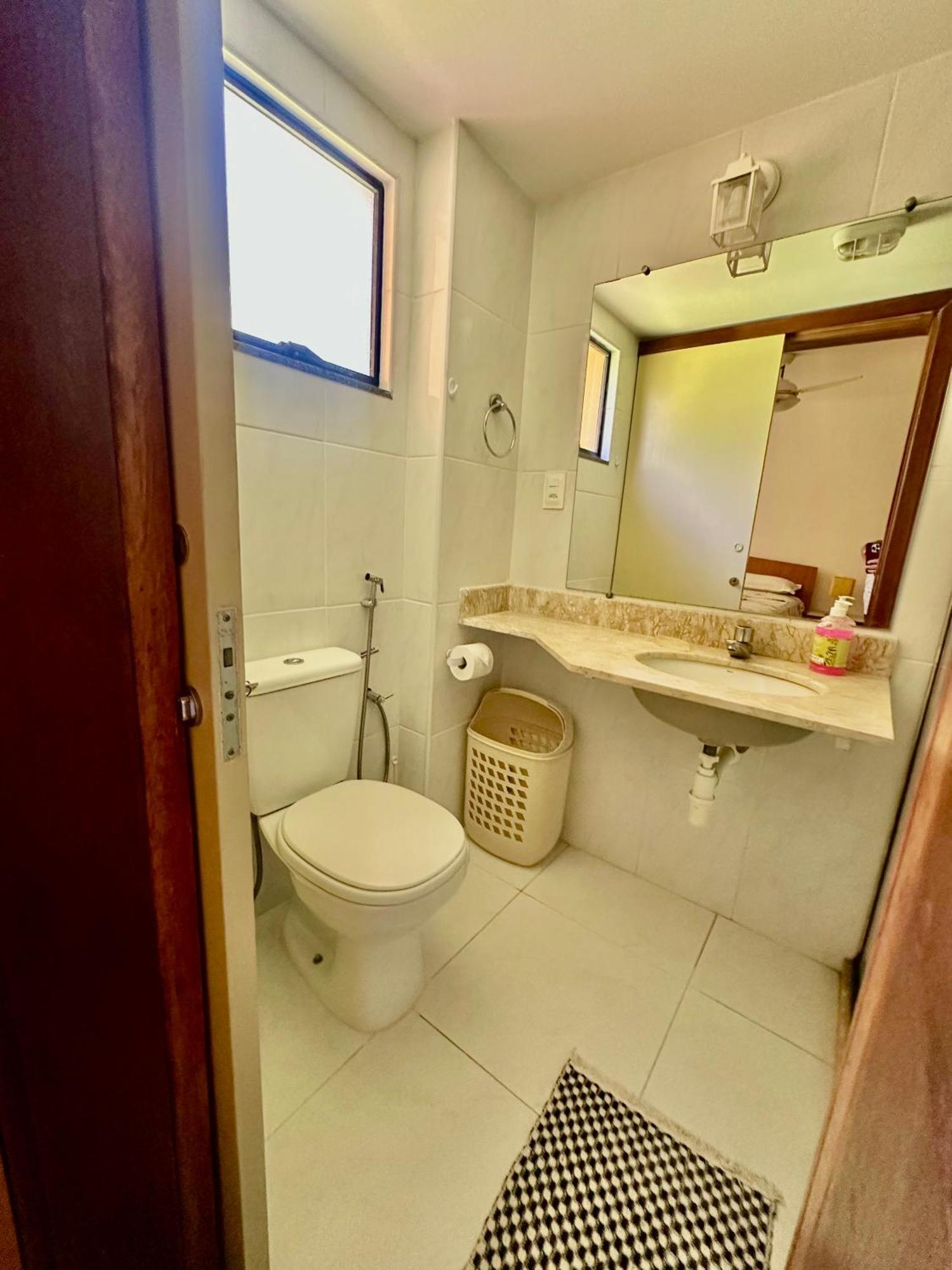 Flat Guarajuba 4 Quartos Terreo A Beira Mar - Pe Na Areia - Governanca Com Arrumadeira E Wi Fi Inclusos Camassari Exteriér fotografie